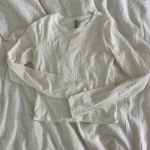 H&M white long sleeve